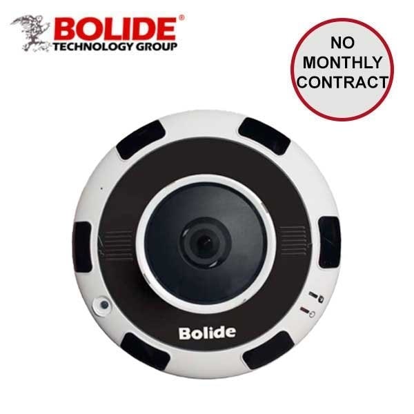 Bolide 12 Mega 360 Degree fisheye dome camera with 6pcs super flux IR LED, 75ft IR, 12 megapixel 6th Gen lens, f1. BOL-BN1208FE - main